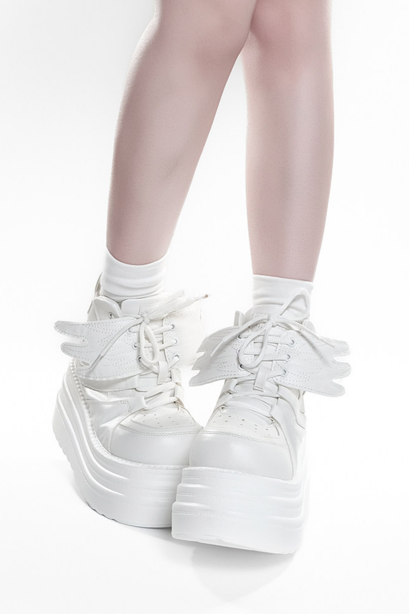 Wing Shaped Platform Shoes