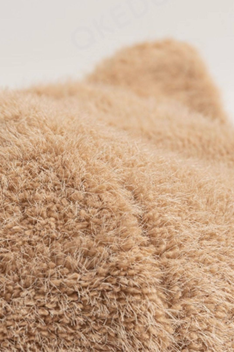Faux Mink Fur Painter Beret