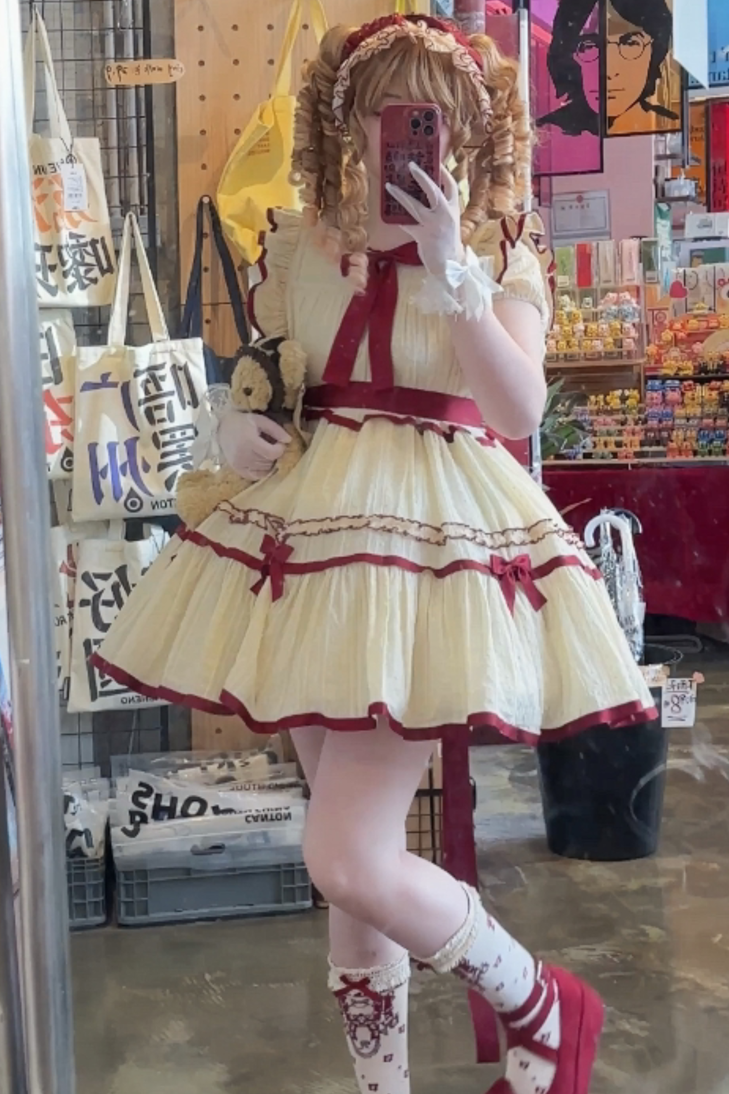 Milk Jacquard Lolita Dress