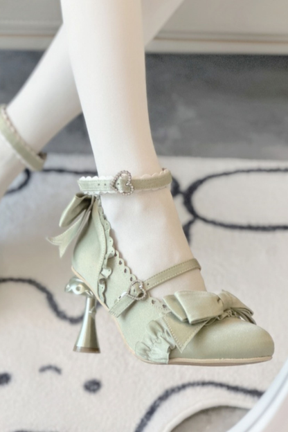 Clap Ribbon Lolita Shoes