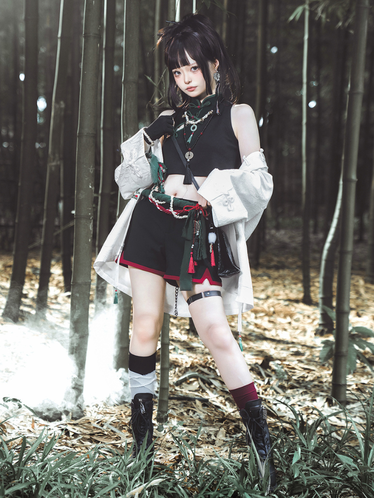 White Chinese-style Prince Lolita Set