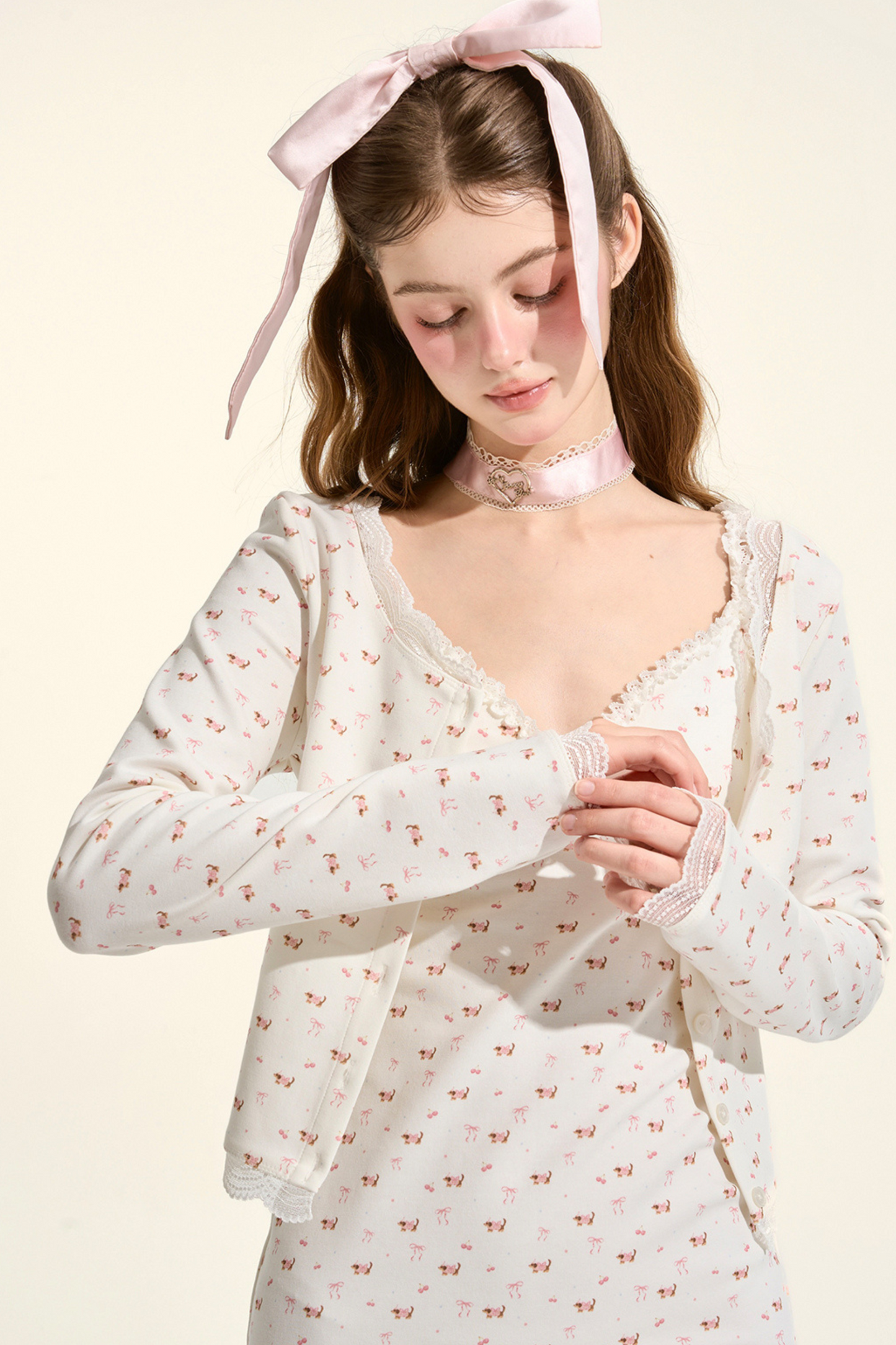 Sweet Ducks Cardigan + Camisole Dress