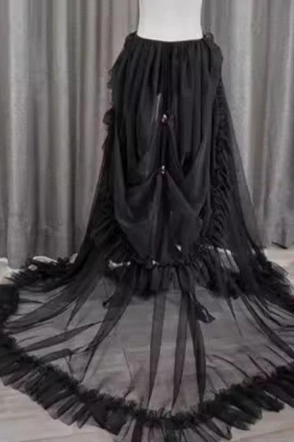 Cthulhu Gothic Dark Lolita Shirt + Skirt + Tail + Corset