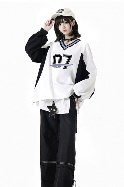 Mode Sweatshirt + Waist Skirt + Pants + Shirt