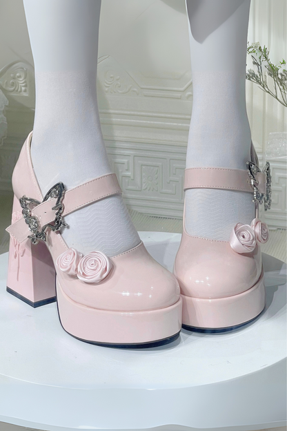 Floating Dreamland Platform Block Heel