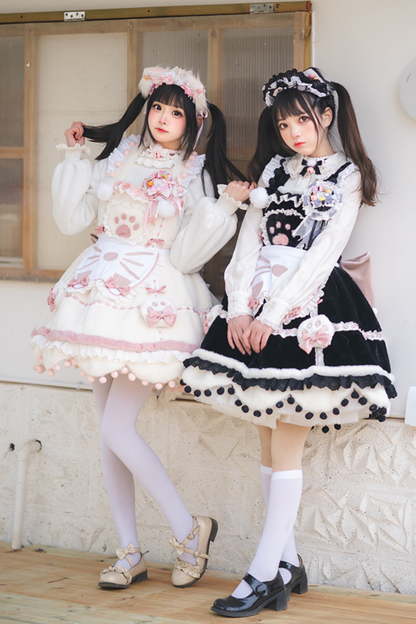 Sweet Girly Cat Lolita Set