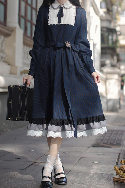 [pre-order] Retro Plaid Girly Dress