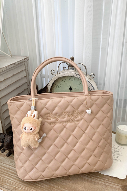 Sweet Quilted Tote Bag