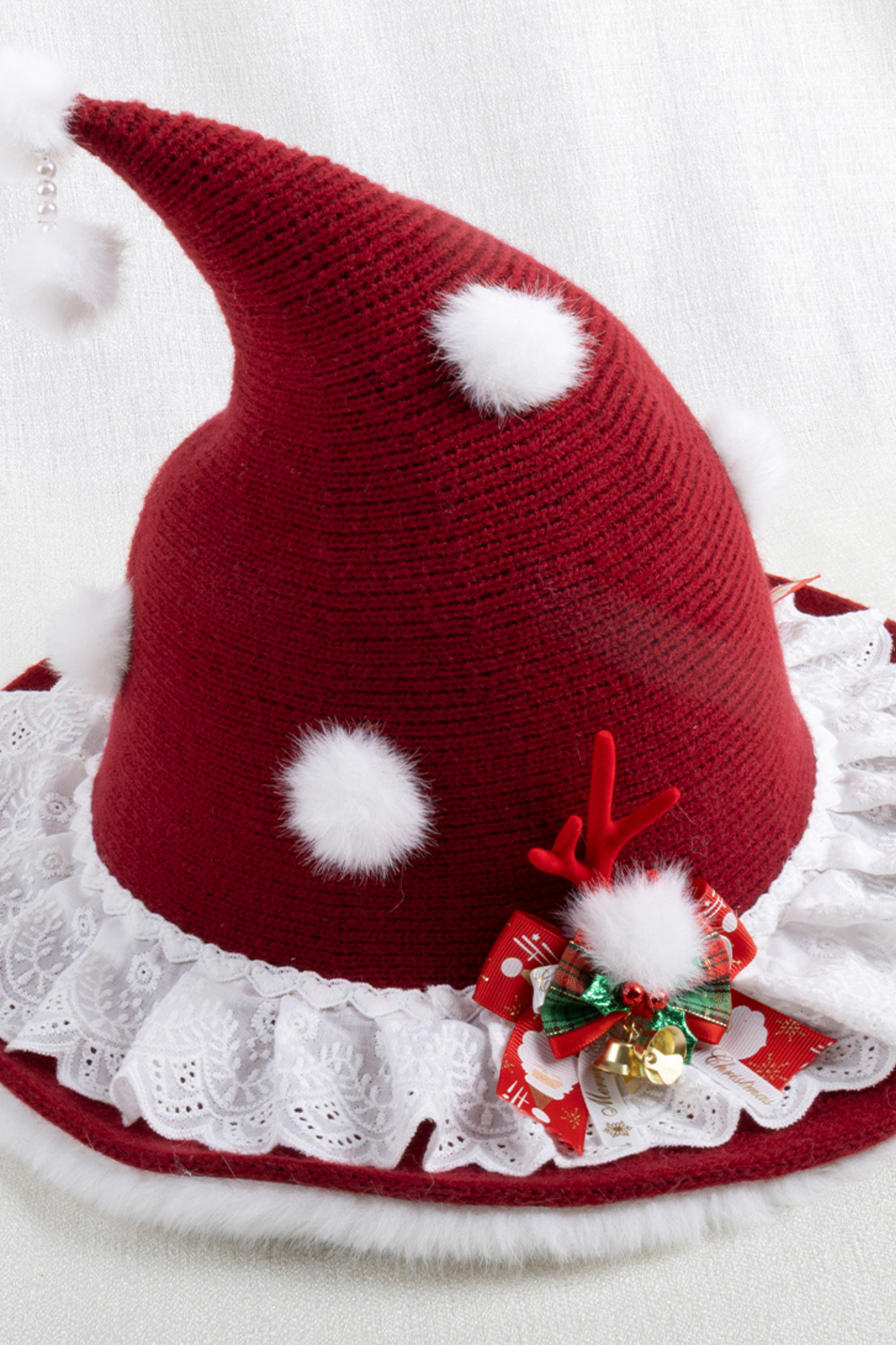 Dark Red Lolita Hat