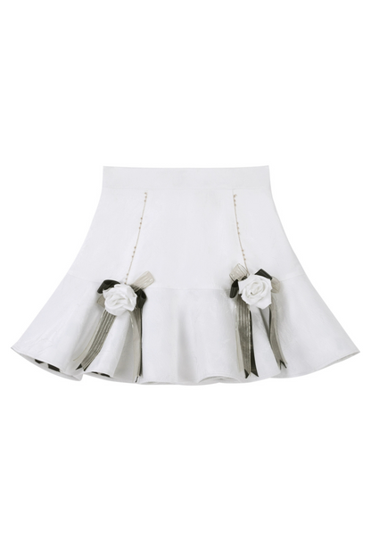 [pre-order] Flower Skirt + Ruffle Top + Waist Belt