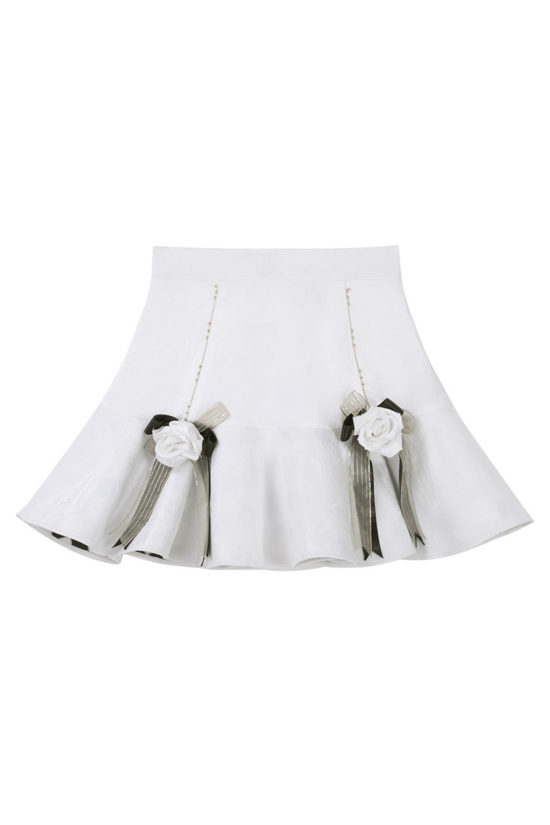 [pre-order] Flower Skirt + Ruffle Top + Waist Belt