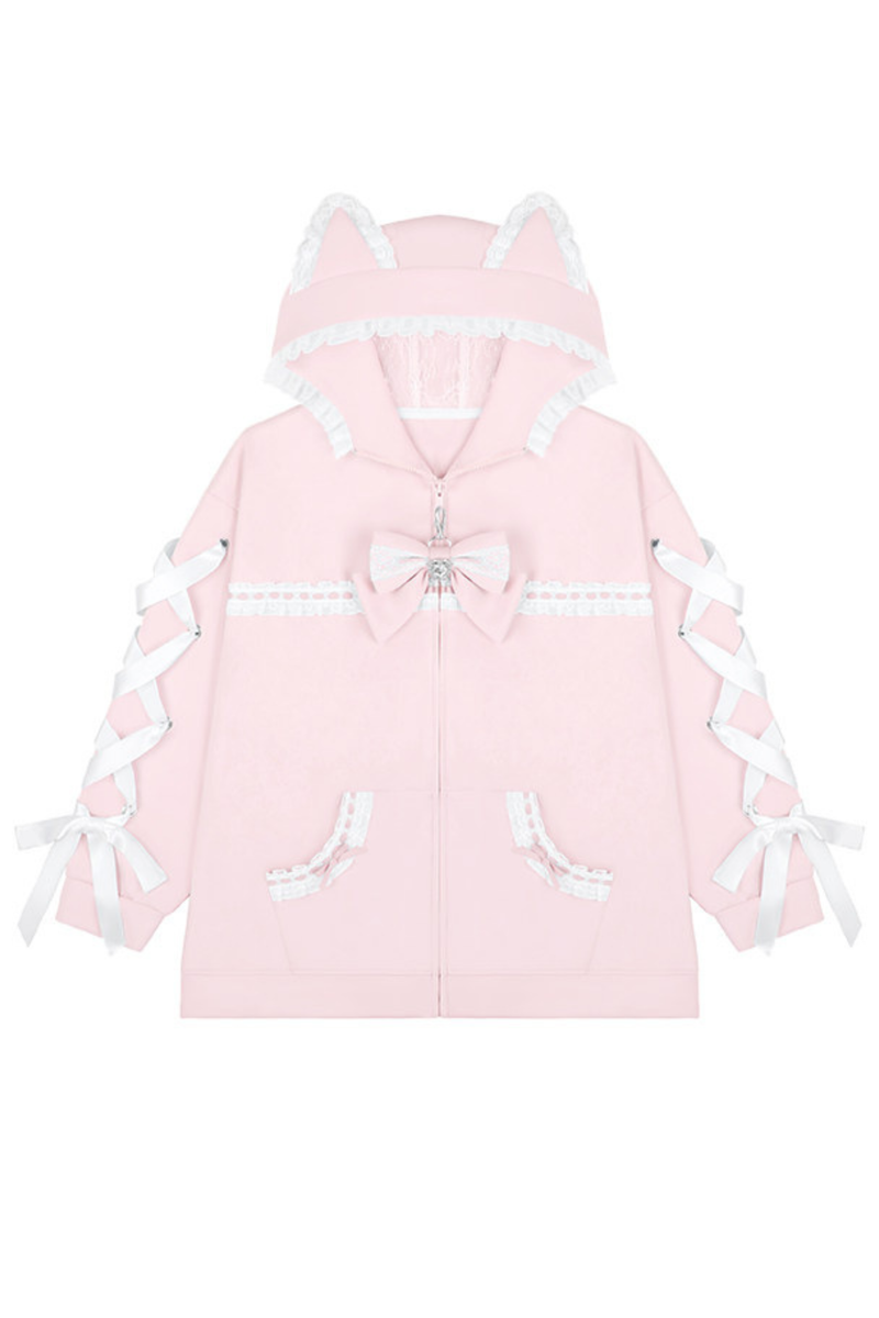 Subculture Cat Ear Hooded Jacket + Pants + Hat
