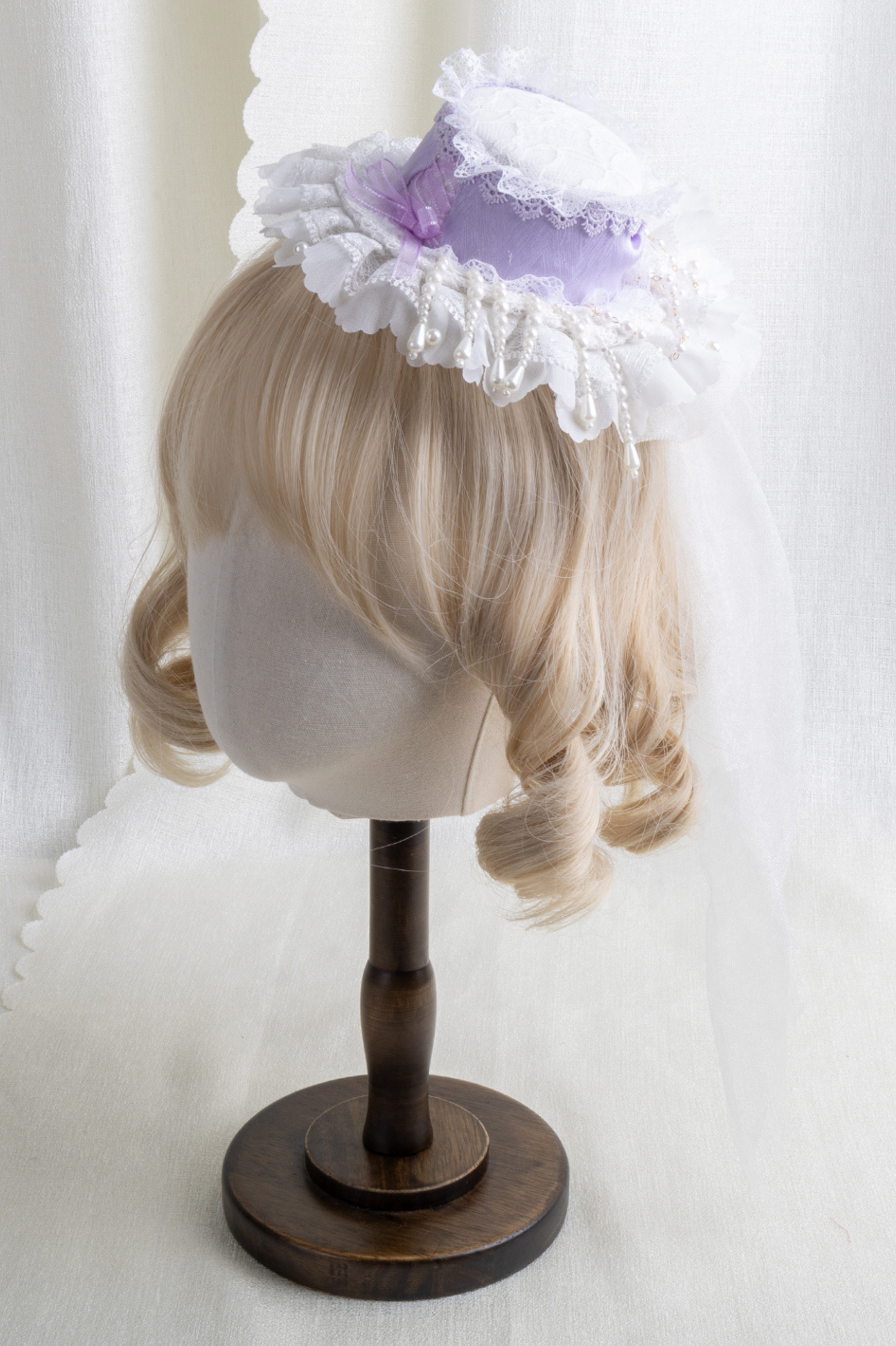 Lace Hat Lolita Clip
