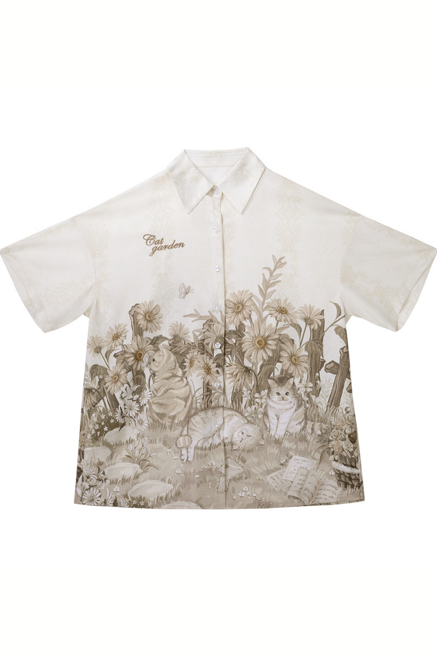 [pre-order] Neutral Style Art Design Shirt + Camisole + Shorts
