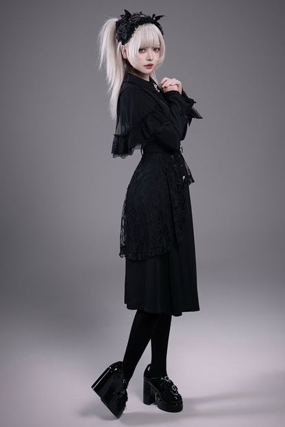 Lace Gothic Shirt + Skirt
