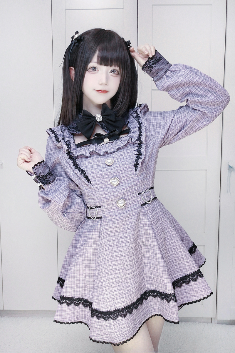 Plaid Dark Jirai Dress + Shorts