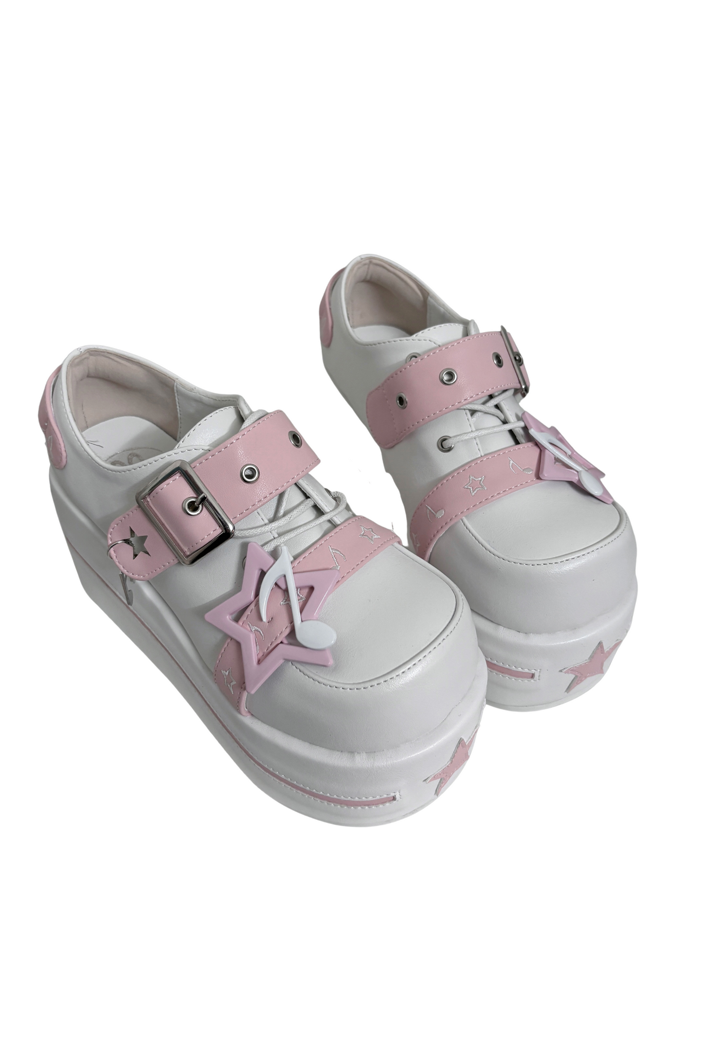 [pre-order] Star Melody Punk Strap Platform Shoes