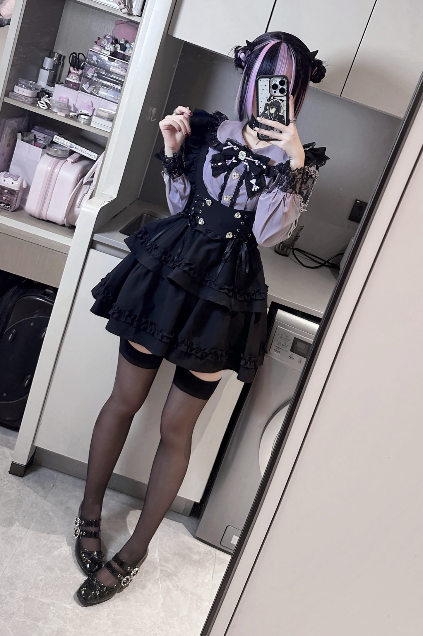 Doll Shirt + Ruffle Sass Skirt