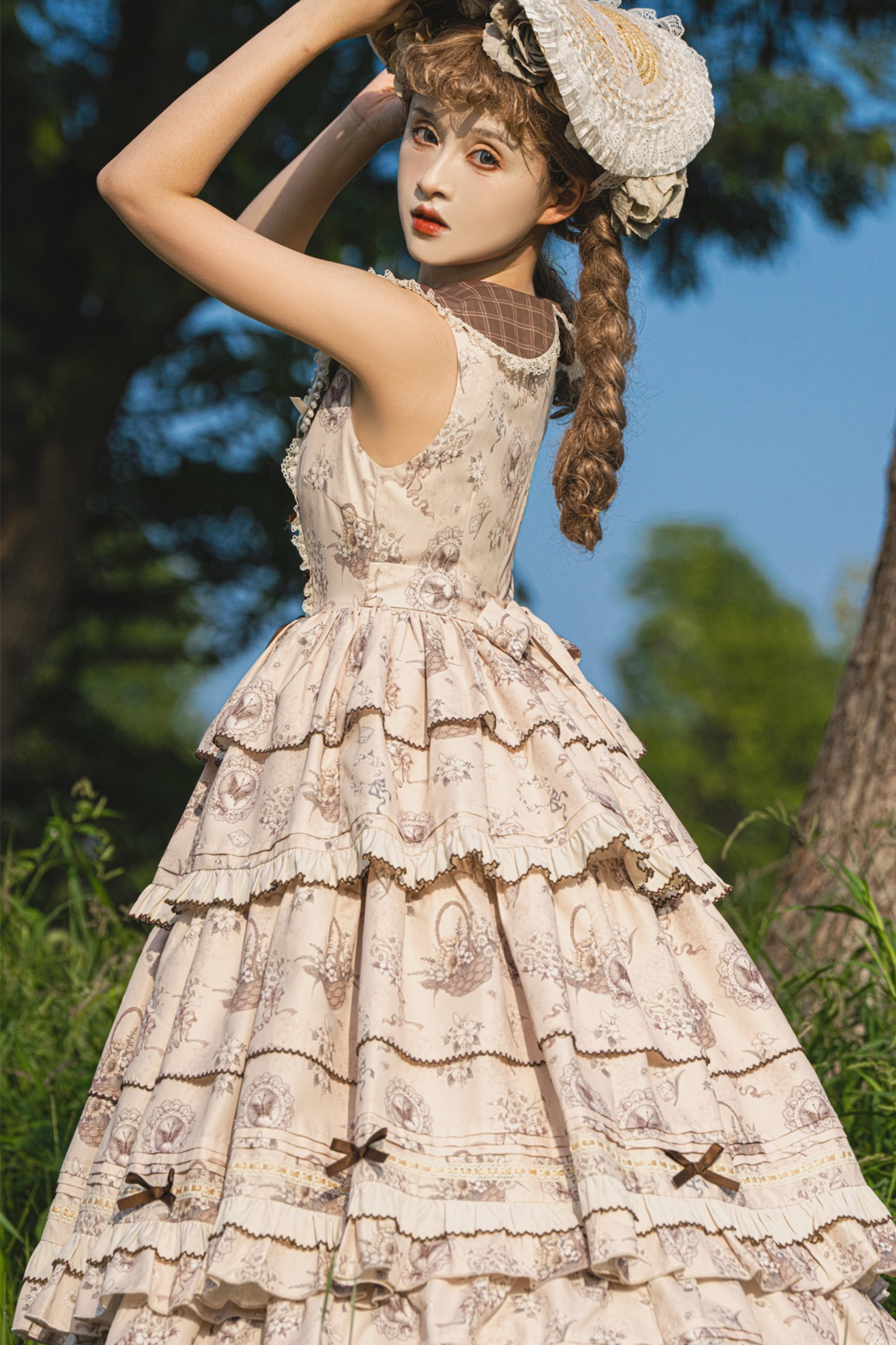 Bunning Time Lolita Dress + Doll Cardigan
