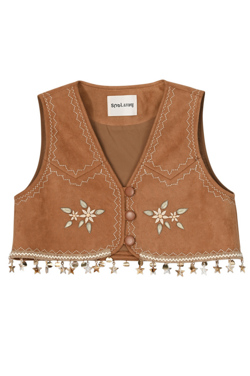 Exotic Design Holiday Dress + Vest