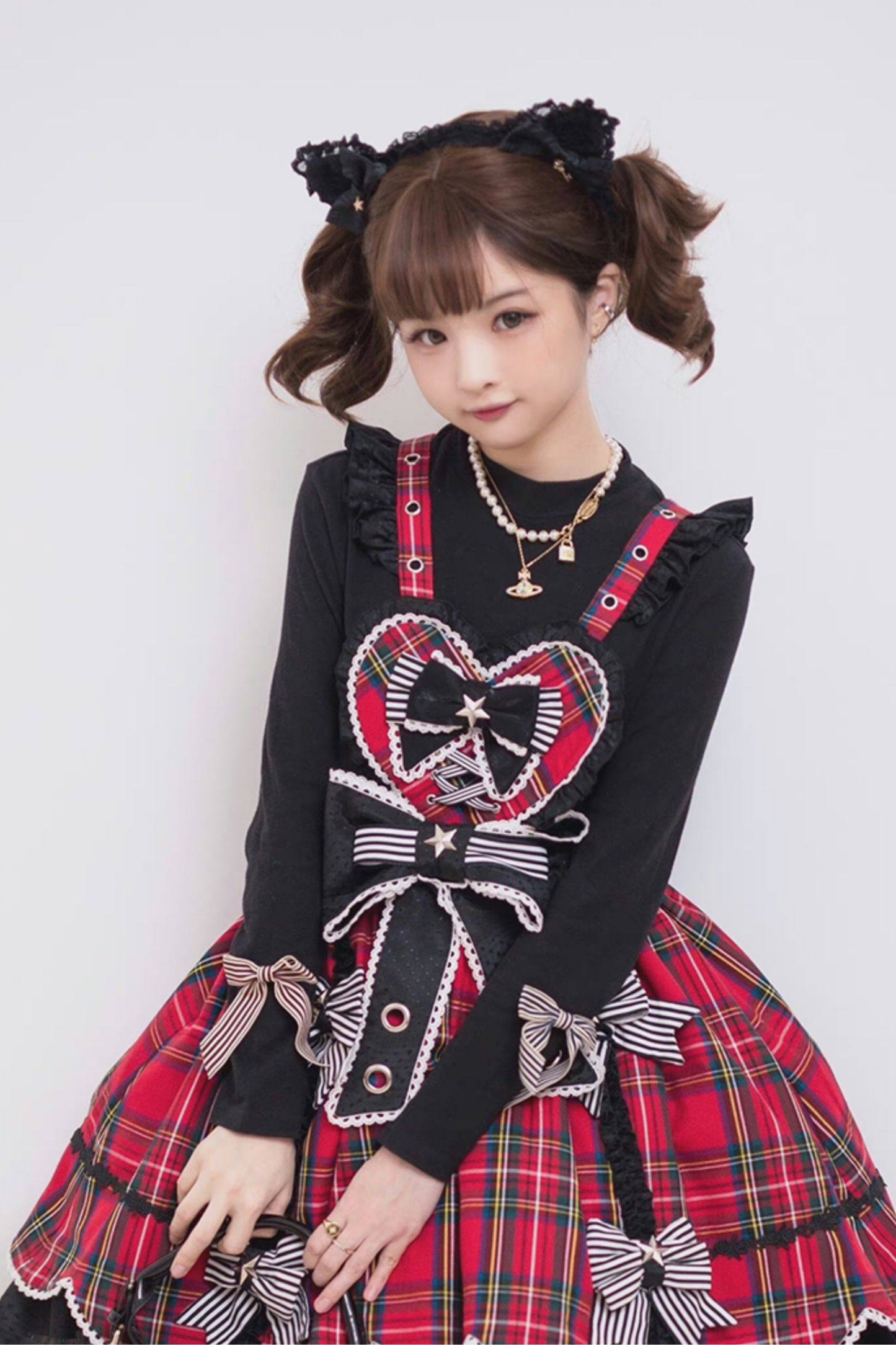 Sweetheart Rock Lolita Dress + Headband