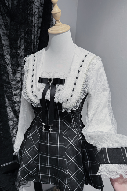 Jirai Ribbon Flare Top + Shorts