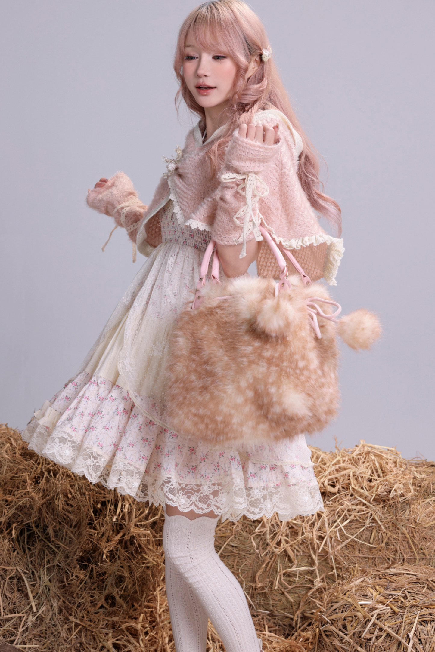 Deer Fur Tote Bag