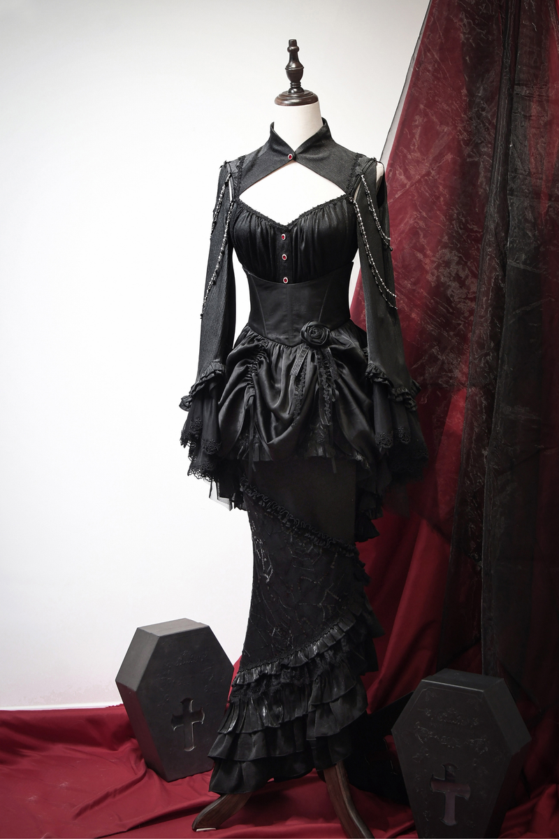 Dark Flower Gothic Lolita Set