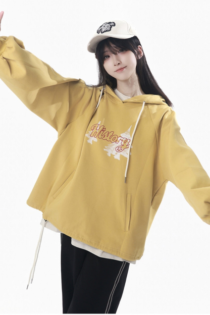 Creamy Jacket + T-shirt + Hooded Sweatshirt + Sweatpants
