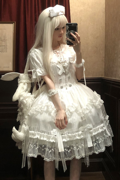 Angel Nurse Lolita Dress + Nurse Hat