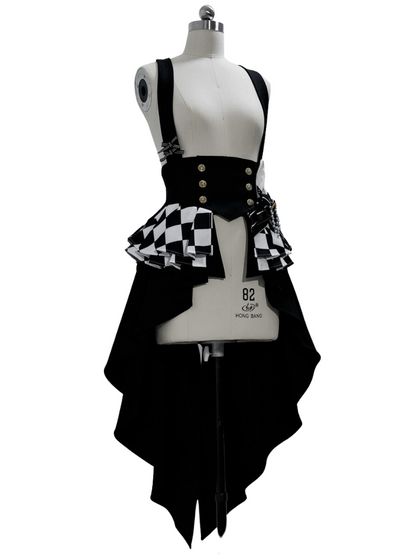 Rabbit Theatre Block Plaid Lolita Shirt Pants Waistband All Set [pre-order]
