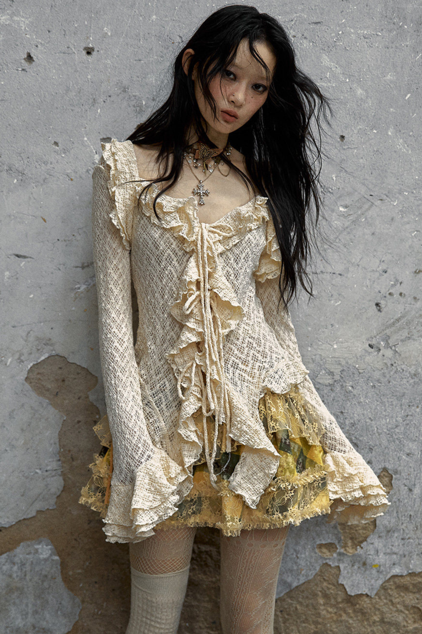 Retro Palace Lace Blouse