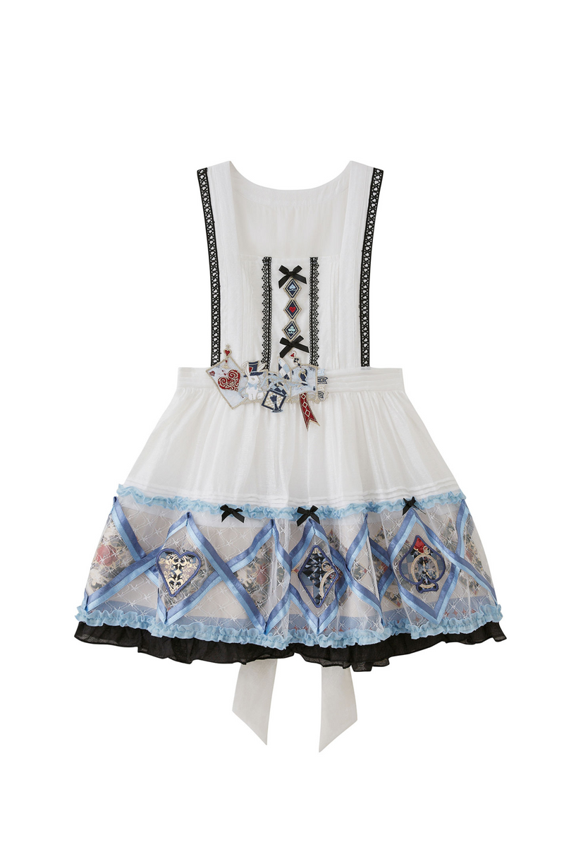 Alice in Wonderland Lolita Dress + Apron + Accessories