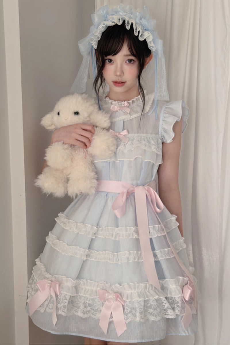 Ribbon Bow Princess Lolita Dress