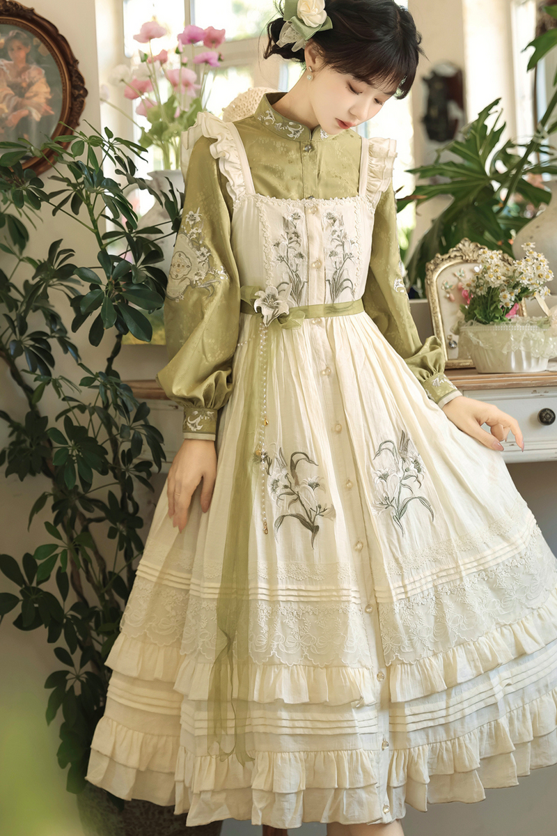 [pre-order] Retro China Lolita Dress + Top