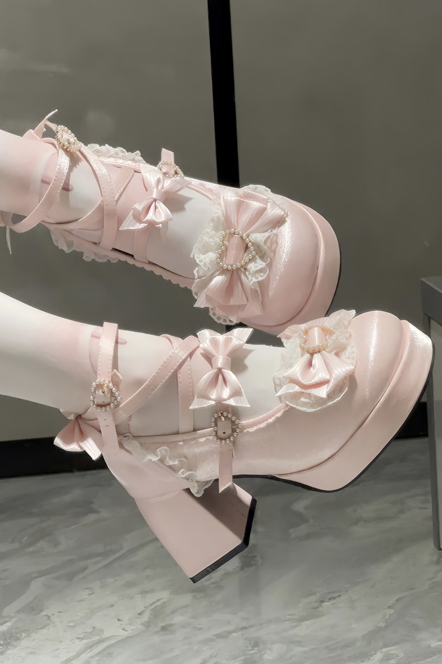 Ribbon Lolita Heels