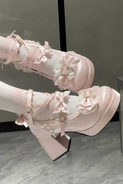 Ribbon Lolita Heels
