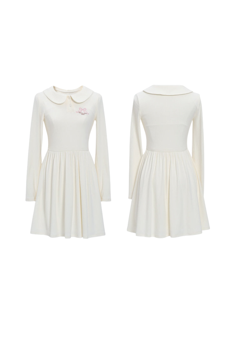 Milk Doll Color French Knit Dress