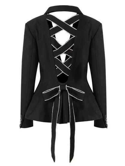 Hollow Out Blazer