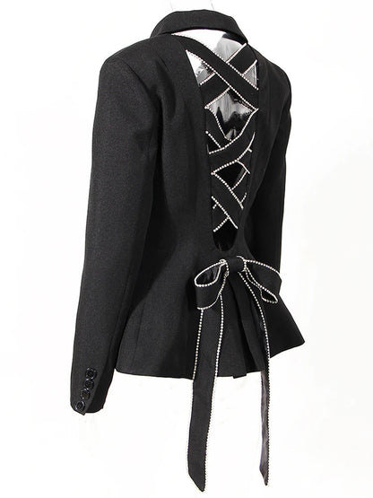 Hollow Out Blazer