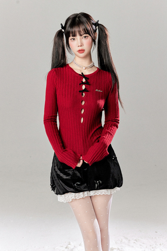 Little Ribbon Top + Long Skirt + Short Skirt