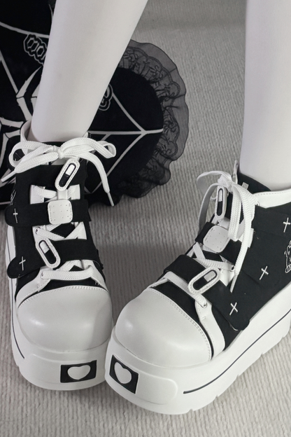 [pre-order] Subculture Round Toe Canvas Shoes