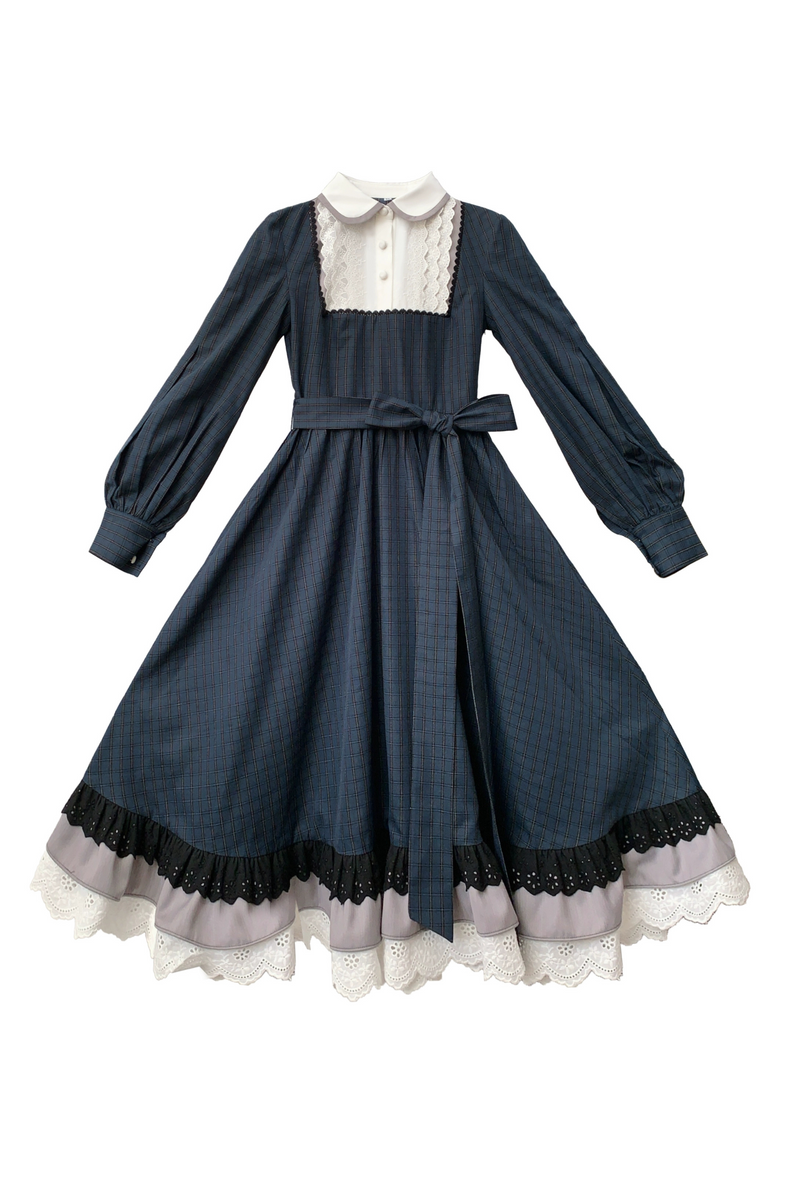 [pre-order] Retro Plaid Girly Dress