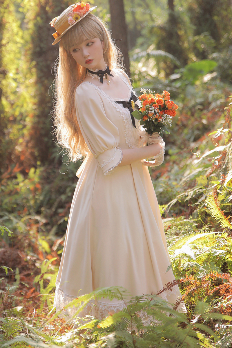Retro Lace Classic Lolita Dress