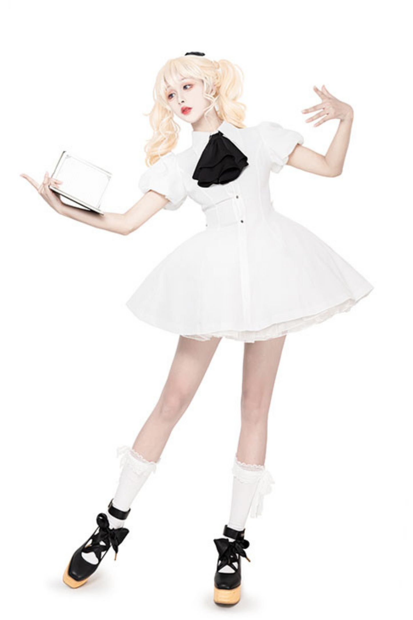 Ribbon Platform Lolita Shoes