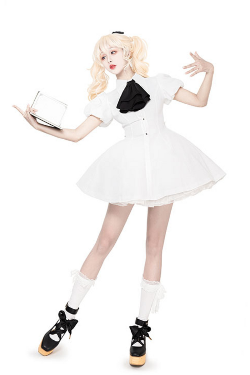Ribbon Platform Lolita Shoes