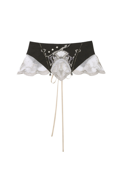 [pre-order] Flower Skirt + Ruffle Top + Waist Belt