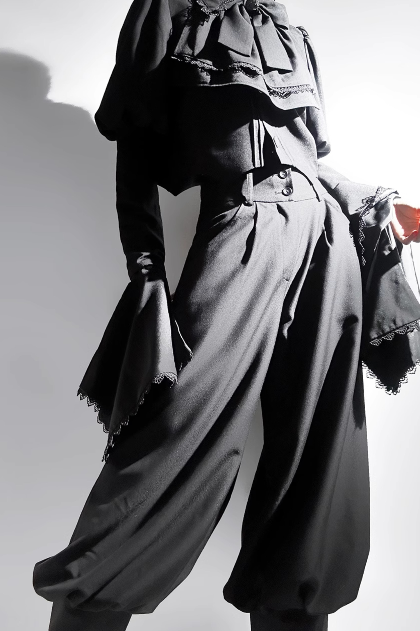 Retro Gothic Lolita Jacket + Pants