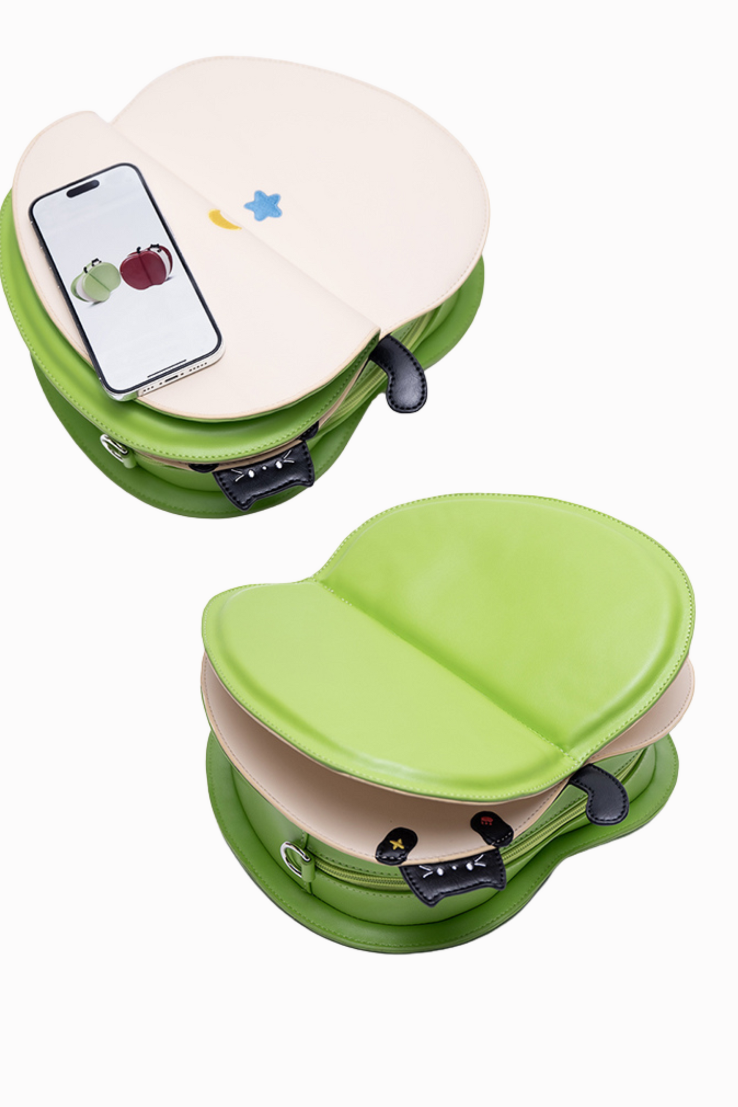 Flip Apple Shoulder Bag