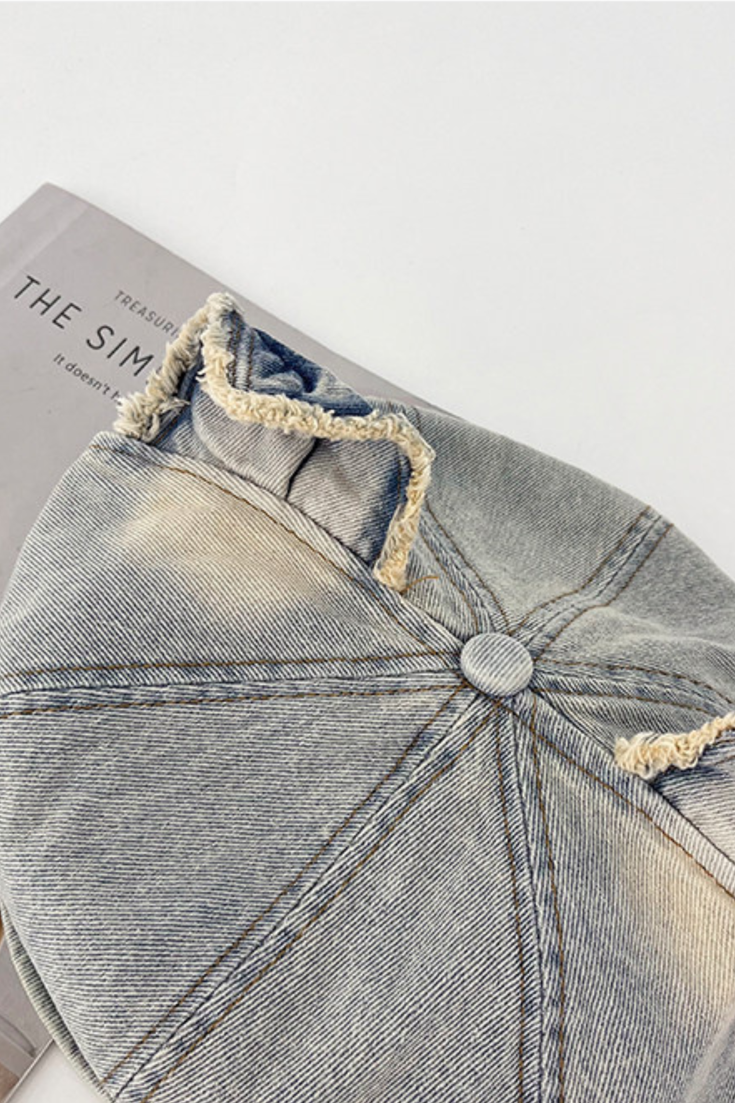 Denim Cat Ear Beret